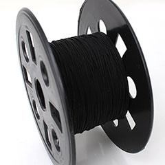 [Y-19-38]폴리매듭실 0.5mm 블랙(Black) [5야드(450cm)] [매듭팔찌재료,매듭끈,매듭공예]